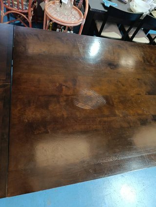GRAN MESA DE COMEDOR RÚSTICA EXTENSIBLE
