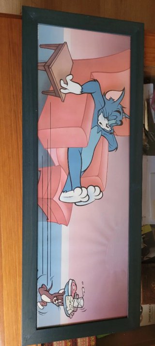 Cuadro Tom y Jerry Grande 97x38