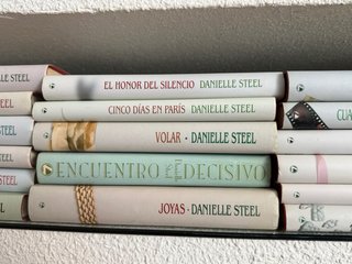 17 Libros vintage danielle Steel años 80 tapa dura