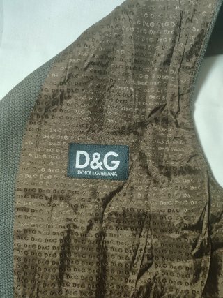 Chaleco Vintage Dolce & Gabbana Gris Talla M