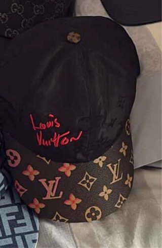 Gorra Louis Vuitton Negra y Marrón