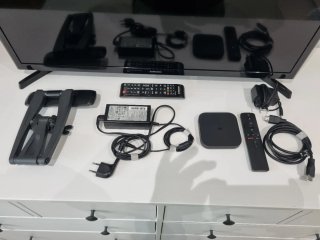 TV Samsung 32" + Xiaomi Box Tv + Soporte Pared