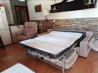 Sofá cama italiano beige