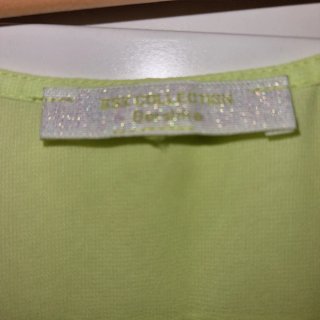 Blusa transparente con encaje