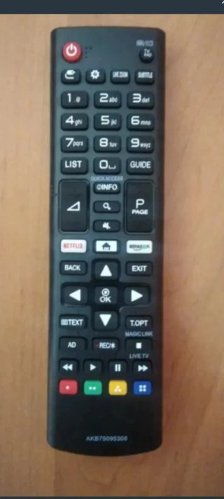Mando para televisión LG Smart