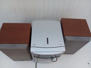 Minicadena SONY CMT-NEZ50 Plata/Marrón