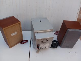 Minicadena SONY CMT-NEZ50 Plata/Marrón