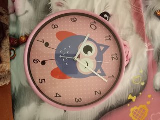 Reloj infantil de pared búho