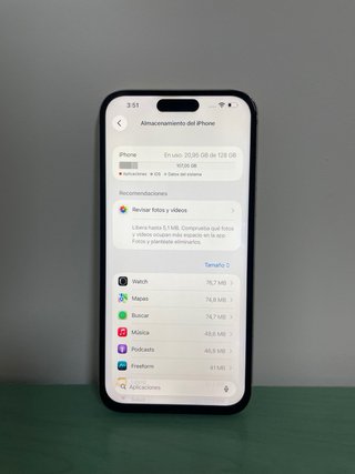 iPhone 15 Plus Amarillo Pálido 128GB