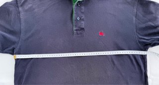 Polo vintage Burberrys of London 100% algodón azul
