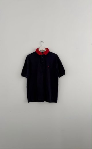 Polo vintage Burberrys of London 100% algodón azul
