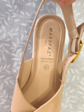 Sandalias Marypaz Beige Talla 41