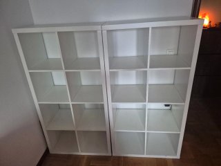 Estantería modular blanca