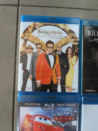 5 Blu-ray Precintados: Kingsman, Río, Cars, Toy St