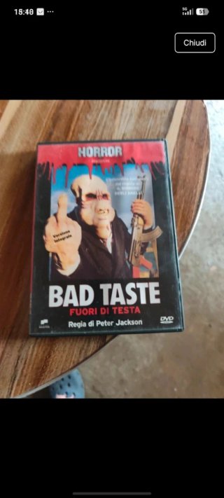 DVD Bad Taste Fuori di Testa Peter Jackson