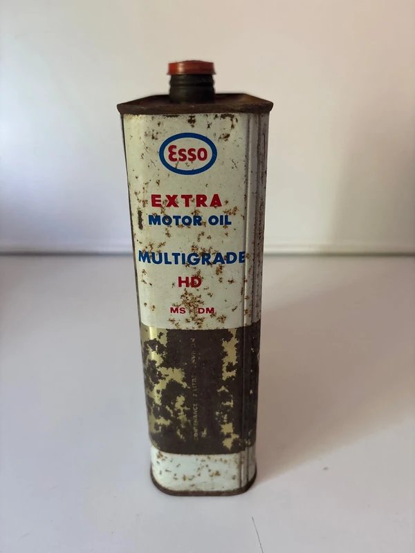 Lata Aceite Esso Extra Años 70