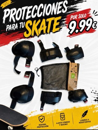 Protecciones Skate Talla XS Oxelo