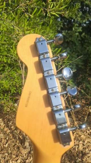 Guitarra Eléctrica Madera Natural