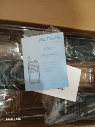Kit 6 Walkie-Talkies Retevis Negros