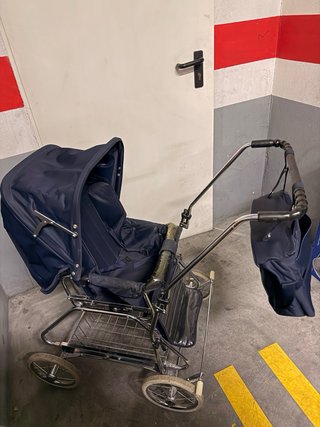 Carrito y capazo vintage bebé Arrue