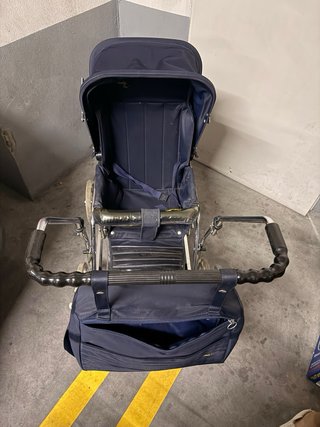Carrito y capazo vintage bebé Arrue