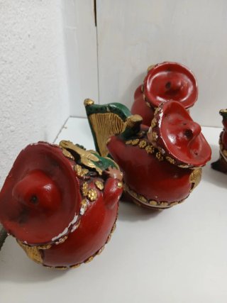 Lote 4 figuras mariachis escayola
