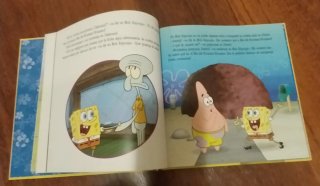 Dos libros de bob esponja en Catalán