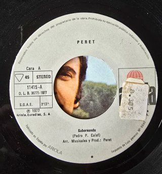 Peret – Saboreando / Quisiera Que Me Quisieras 7''