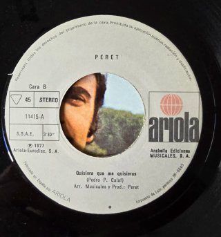 Peret – Saboreando / Quisiera Que Me Quisieras 7''