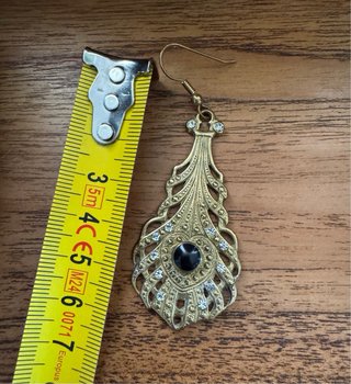 Pendientes colgantes estilo Art Nouveau / Bohemios