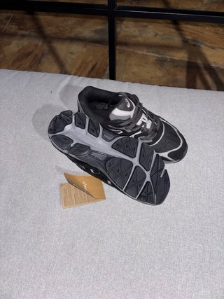 Zapatillas Asics Talla 39 Negro/Gris