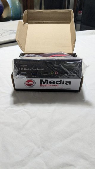 Pannello frontale Media Dashboard 5.25 USB