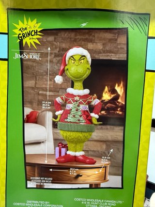 El Grinch Jim Shore Navideño Pintado a Mano
