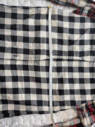 Falda cuadros midi estilo camisa