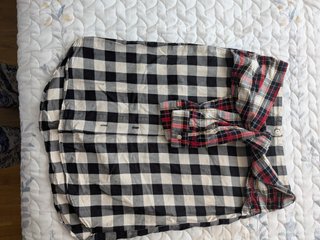 Falda cuadros midi estilo camisa