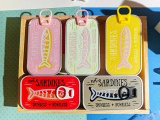Joyero lata sardinas varios colores