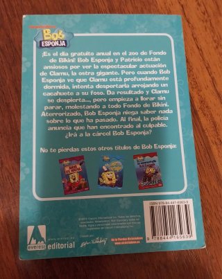 Libro Bob Esponja Desastre en el Zoo