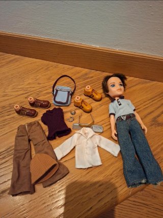 Bambola Bratz Boyz con accessori