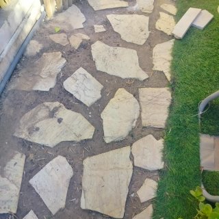 Losas de piedra natural para jardín
