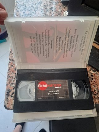 La Máscara del Zorro VHS