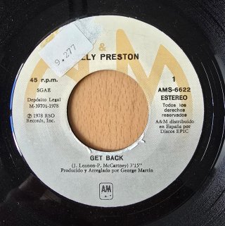 Billy Preston – Get Back 7''