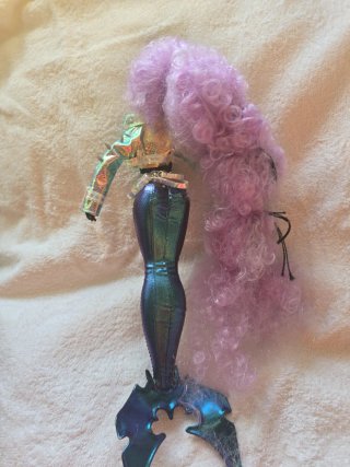 Muñeca Sirena Morada y Azul
