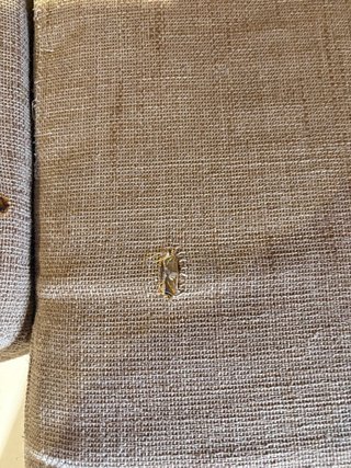 Sofá extensible tela beige/marrón