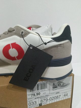 Zapatillas Ecoalf Talla 44 Gris/Blanco