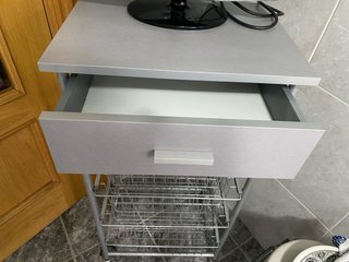 Carrito Auxiliar con Cajón y Cestas