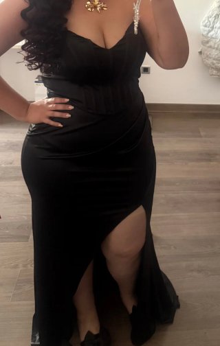 Vestido de fiesta negro