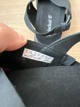 Sandalias Timberland Plataforma Negra