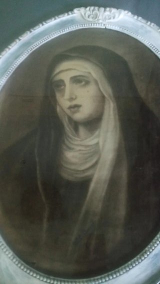 Replica de la Dolorosa de Murillo Siglo XVII
