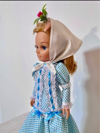 Muñeca Chulapa Traje Hecho a Mano