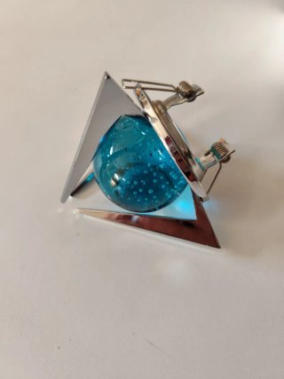 Foco empotrable azul
